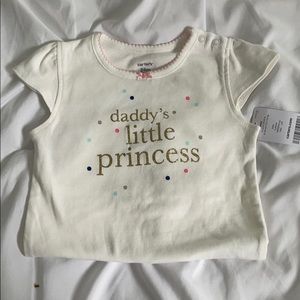 Daddy’s little princess onesie